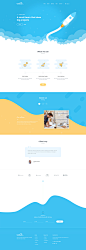 Concept for personal website on Behance