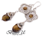 Jasper Wire Box Necklace : Jasper, peitersite, and peruvian opal, with wire wrapped copper