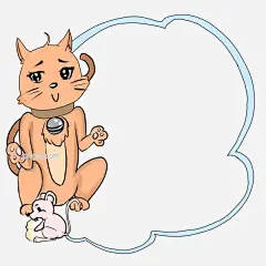 卡通猫和老鼠边框图片大小2000x2000px 图片尺寸613.7 KB 来自PNG搜索网 pngss.com 免费免扣png素材下载！边框纹理#花纹边框#卡通老鼠边框#浅蓝色边框#手绘动物边框#纹理边框#