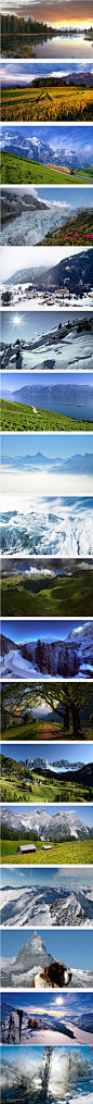 瑞士 铁力士山

如果去过瑞士中部的最高峰——阿尔卑斯山脉铁力士山，一定会感叹山不只是看的，山原来也是有活力的……主峰海拔3238米的铁力士雪山山脚下是可爱的度假小镇英格堡，意为“天使之乡”。山巅冰雪覆盖，山坡林木葱茏，山麓碧波荡漾，山势雄伟，风景幽美，许多高峰终年积雪。晶莹的雪峰、浓密的树林和清澈的山间流水，共同组成了阿尔卑斯山脉迷人的风光。这里是瑞士著名的旅游、度假、滑雪、疗养胜地。