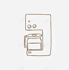 手绘咖啡机