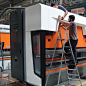 Production of Test Prototypes > Evo-II Press Machine | Arman Design : Get more information about the environmentally friendly industrial product EVO-II Press Machine and the production of test prototypes.