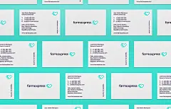 Farmaxpress健康方式医疗企业VI设计   名片设计