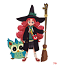 New project - Spiraling Witch Encyclopedia "Everdeen & Pong", Hong SoonSang : 빙글빙글 마녀의 대백과사전 
くるくる魔女の大百科事典。 
"애버딘& 퐁" 
-수상한 아이가 마녀 학교로 전학 온 그날 벌어진 대박사건!!