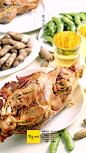 东北名菜熏鸡架#沈阳风味#沈阳食品摄影#沈阳博格奥餐饮设计#忽然映象
