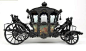 Austrian Gala mourning car, known as "mourning tribute car"  Frame in 1700, Box 1730/35 to    L. 614 cm, height 351 cm, 192 cm B.     Kunsthistorisches Museum, Vienna, Carriages and Department of Court Uniforms: 