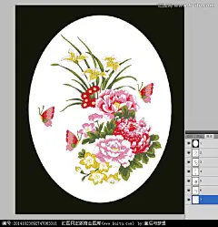 花卉 手绘花 装饰画 牡丹花