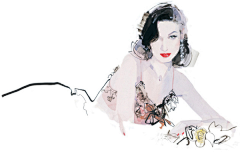 竹萤设计学院采集到【画集】—David Downton 大卫·唐顿