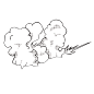日式漫画绘画爆炸烟雾效果元素 AI矢量图案PNG免抠图案设计PS素材 (89)