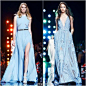 Elie Saab S/S 2015┃仙牌的成衣系列就如同仙女们的日常着装，虽不及高级定制来得璀璨奢华，但是这就是仙女们白天裤装上班体验生活，晚上裙装赴宴回归自我的真实写照......#2015春夏巴黎时装周#