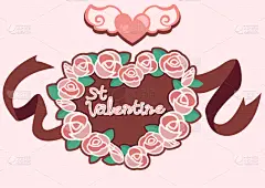 玫瑰,贺卡,情人节卡,情人节,可爱的,华丽的,请柬,边框,浪漫,模板