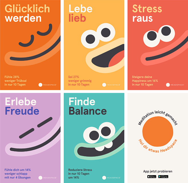 four different poste...