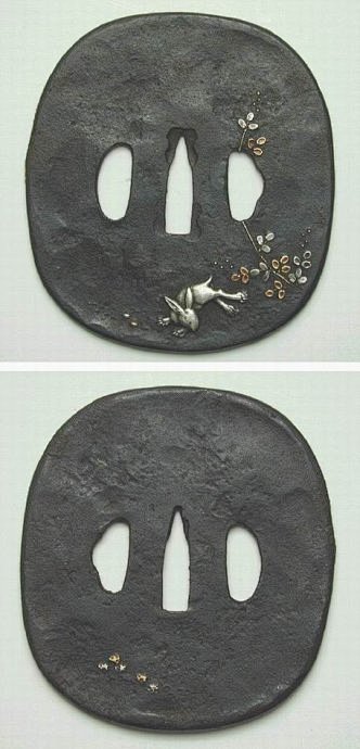 日本武士刀刀镡