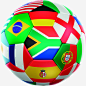 欧洲杯世界杯国旗足球-觅元素51yuansu.com png设计元素