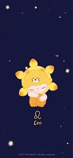 泡泡玛特 DIMOO星座 竖版壁纸