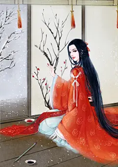 古风手绘美人