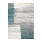 巴黎世界地毯画廊盒装粗毛地毯，蓝色，8X10英尺