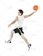 篮球运动员,动作,篮球服,垂直画幅,球,半空中,男性,仅男人,仅成年人,青年人