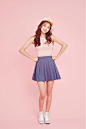 줄맞춰 놓은 격자무늬 skirt - 아이스크림12(icecream12) : ★네이비,아이보리★ 톡톡튀는 컬러감의 테니스스커트가벼운 무게감이 자꾸만 손이가는 스커트에요♡