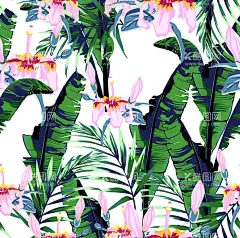 热带叶子  - 源文件下载【酷图网】乱花,色块花,热带叶子,手绘花,大花,花,设计,环境设计,效果图,300DPI,TIF