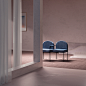 The Wait : Looking through the work of Edward Hopper, Jim Jarmush, Wim Wenders or even John Register, an immersive conceptual and visual study has led Morgane Roux from Atelier Aveus to design a collection of furniture based on the wait.This collection fo