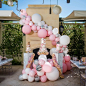 ins婚房布置婚礼现场装饰气球软拱门气球链生日派对表白求婚道具-淘宝网