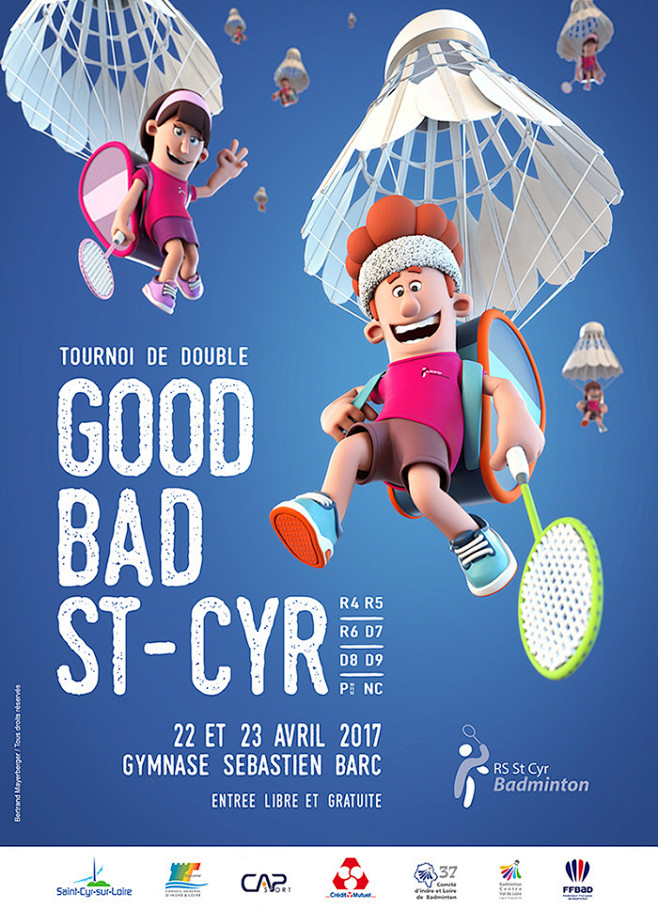 Affiches Badminton :...