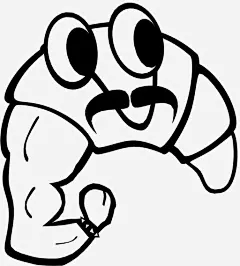 羊角面包牛角面包人硬汉图标_88ICON https://88icon.com 羊角面包 牛角面包人 硬汉 凝灰岩 糕点 胡子 肌肉 甜甜圈 牛皮肉 面包