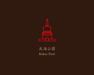 北京旅游景点的地标图标/建筑标志设计/建...