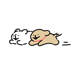 线条小狗-GIF-花瓣网|陪你做生活的设计师 | 倔强鸭子和小胖发-线条小狗2_12