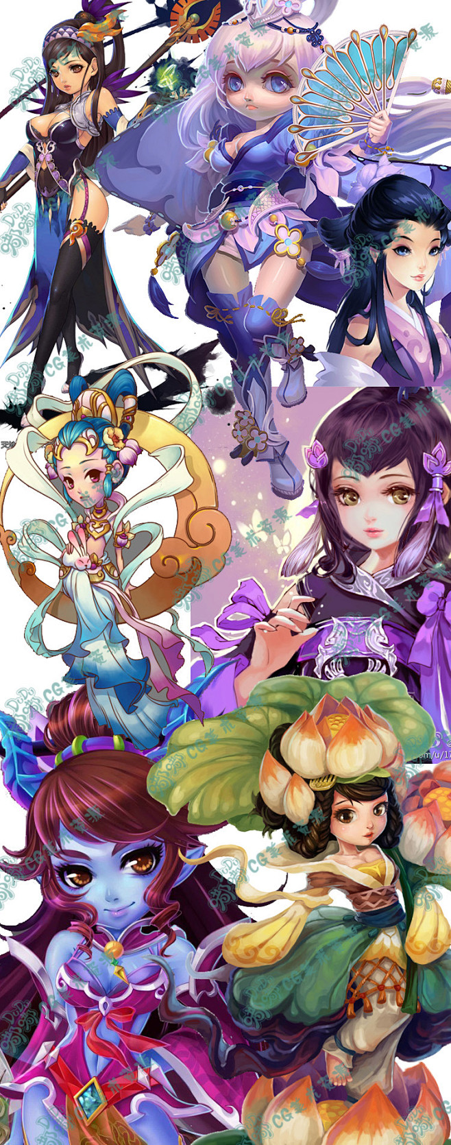 628 游戏美术素材 原画资料 超萌Q版...