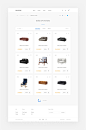 宜家简洁大气电子商务网站商品页面模版 Adobe Xd Commerce Category Page Template :  