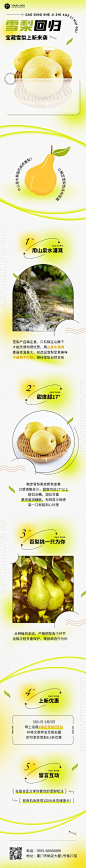 餐饮美食水果新品上市文章长图