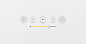 clean radio media player - ui design