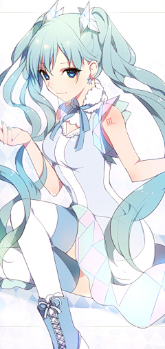 blue然采集到初音