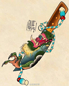 Anyime采集到纹身