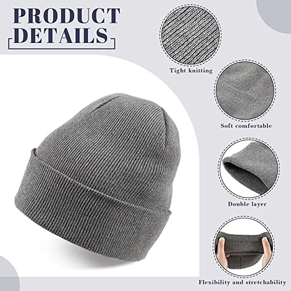 Aazon.co: Breathffy 250 Pack Winter Beanie Hats Bulk For Hoeless Donation Unisex War Knitted