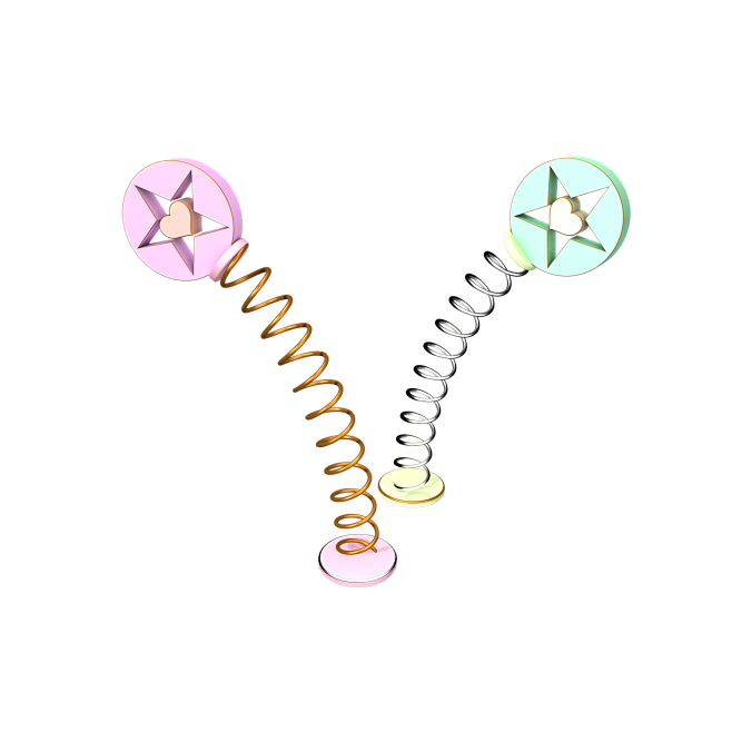 c4d弹簧电商页面png装饰元元素moegver