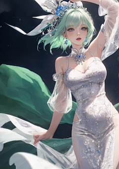 Pandorakyo采集到AI绘画-春韵