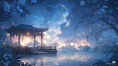 木木与新采集到场景-插画