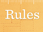 Dribbble - Rules by Marco Suarez