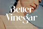 Better Vinegar Serif Font