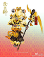 #百绘罗衣#标签并@网易阴阳师手游 。给#黑童子##白童子# 设计的【风岚雷鸣】套装 主要以风神雷神为元素设计的皮肤  感觉会提高战斗力哈哈哈 就问你们敢不敢  哈哈哈 ​​​​