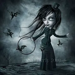 Toon Hertz的哥特风格插画