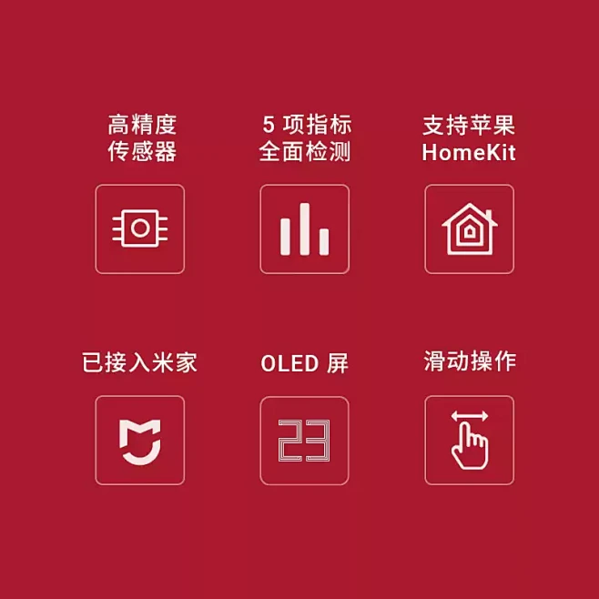 青萍空气检测仪PM2.5雾霾CO2气体质量便携式传感器HomeKit-tmall.com天猫-花瓣网