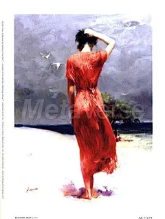 就这样迷失在他绚丽的色彩里——意大利画家 Pino Daeni 作品欣赏 5-爱国爱家爱画画小站-人人小站