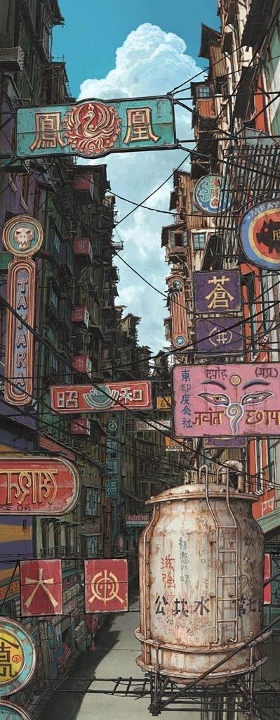 动画电影《恶童》原画场景 ​​​​