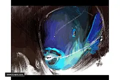 超现实质感的丙烯酸和手绘水彩水粉画笔 插件/软件 