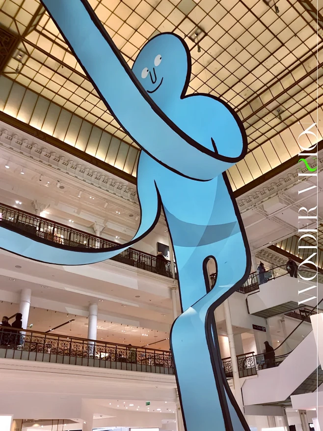 Le Bon Marché 与艺术家Je...