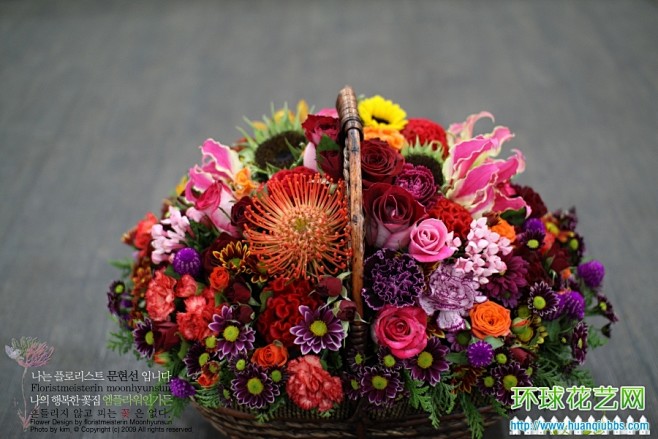 \(^o^)/~好 - 花篮，小插花花艺...